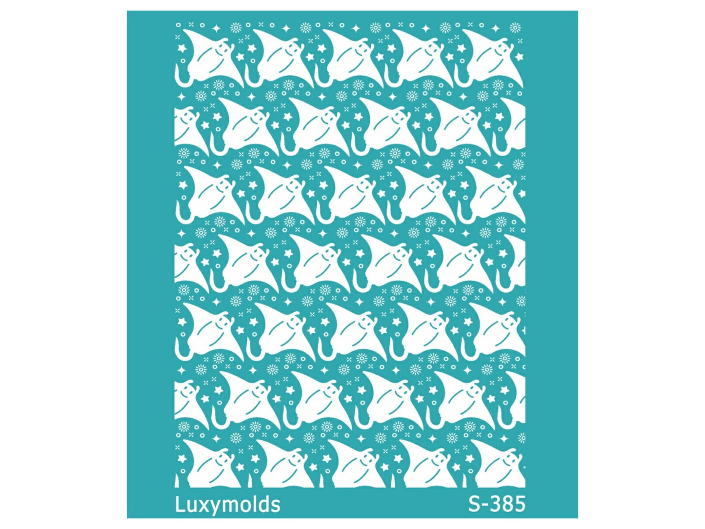 Silk screen stencil for polymer clay "Luxymolds" S-385
