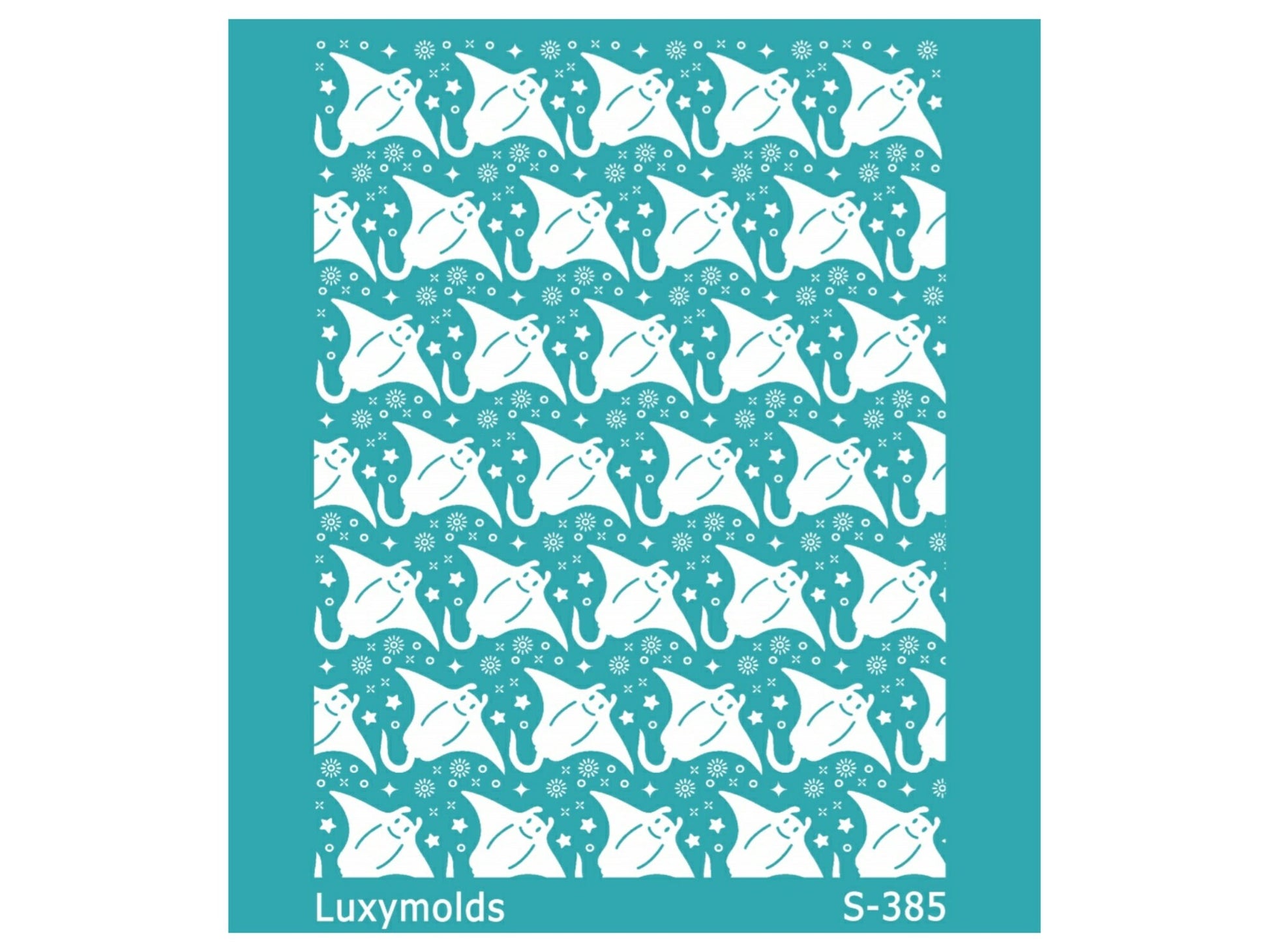 Silk screen stencil for polymer clay "Luxymolds" S-385
