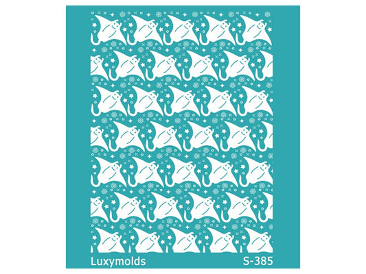 Silk screen stencil for polymer clay "Luxymolds" S-385