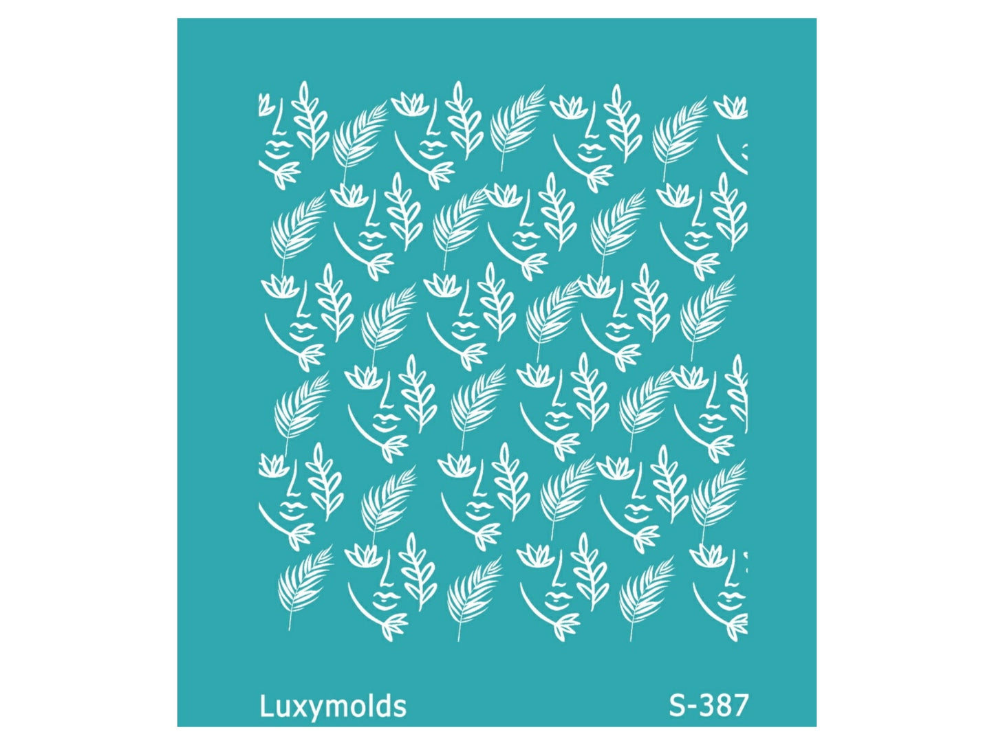 Silk screen stencil for polymer clay "Luxymolds" S-387