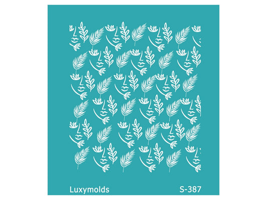 Silk screen stencil for polymer clay "Luxymolds" S-387