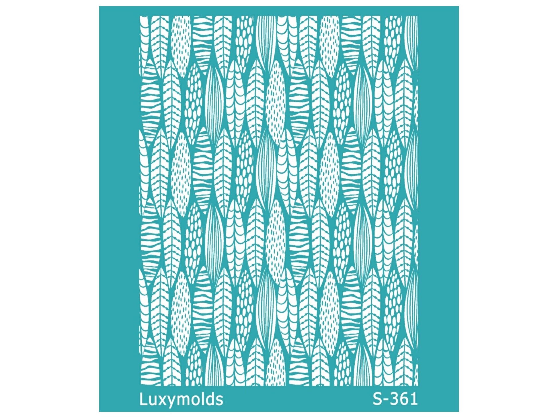 Silk screen stencil for polymer clay "Luxymolds" S-361