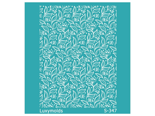 Silk screen stencil for polymer clay "Luxymolds" S-347