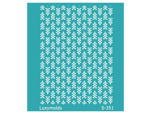 Silk screen stencil for polymer clay "Luxymolds" S-351
