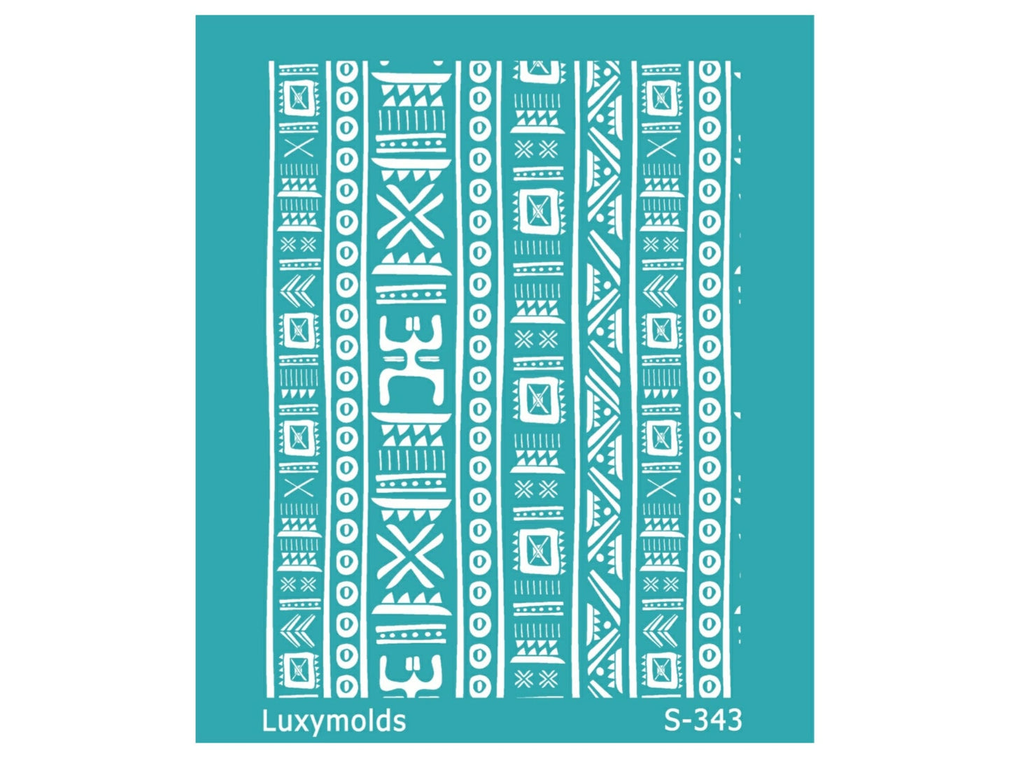 Silk screen stencil for polymer clay "Luxymolds" S-343