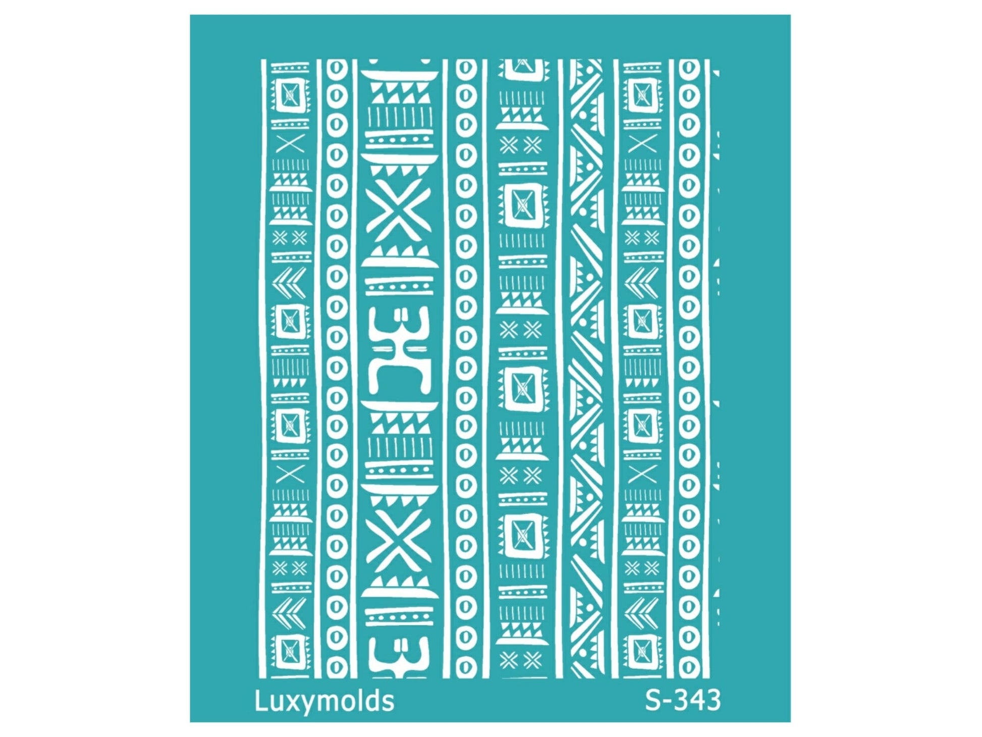 Silk screen stencil for polymer clay "Luxymolds" S-343