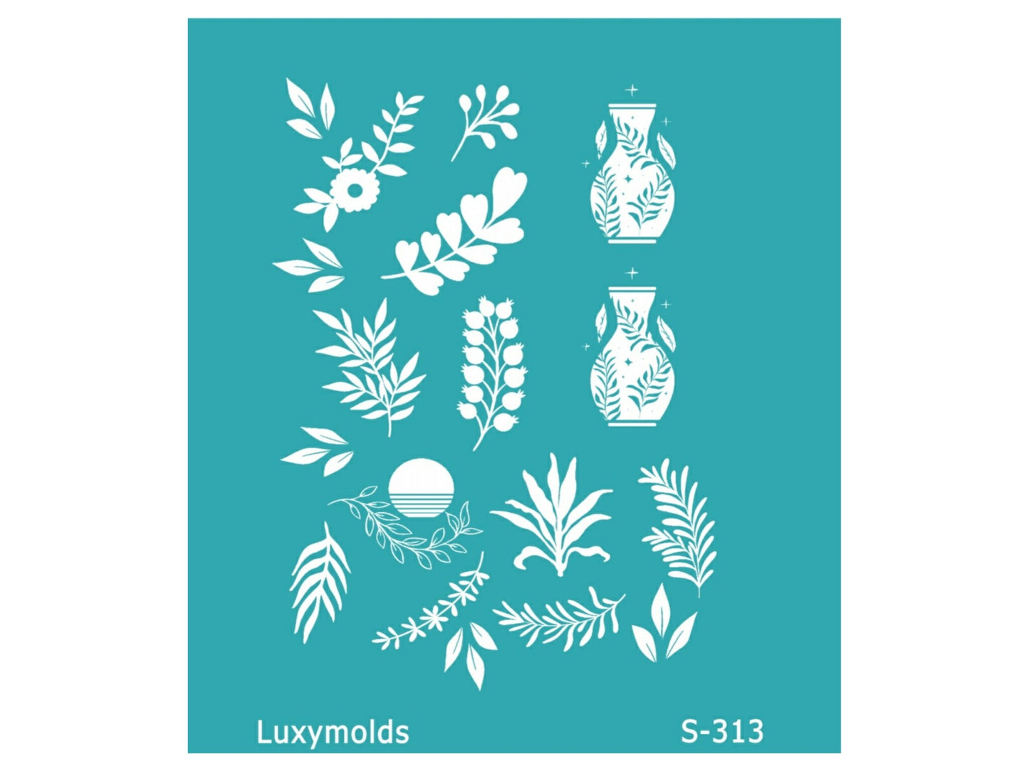 Silk screen stencil for polymer clay "Luxymolds" S-313