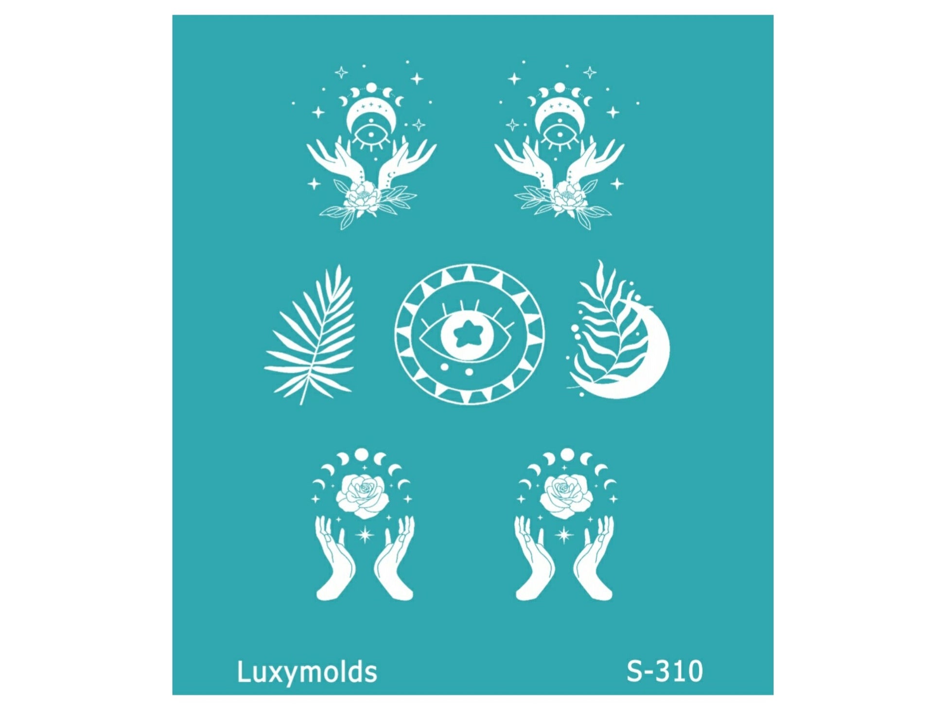Silk screen stencil for polymer clay "Luxymolds" S-310