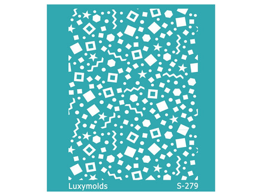 Silk screen stencil for polymer clay "Luxymolds" S-279