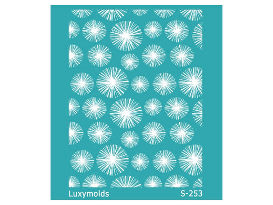 Silk screen stencil for polymer clay "Luxymolds" S-253