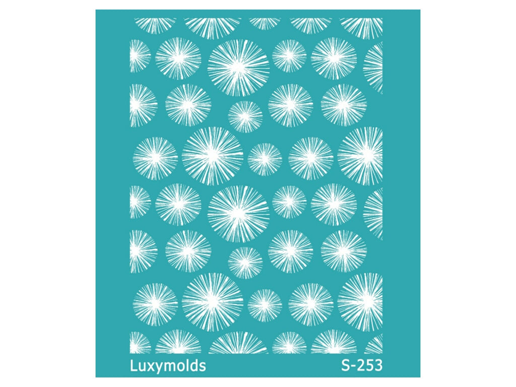 Silk screen stencil for polymer clay "Luxymolds" S-253