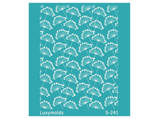 Silk screen stencil for polymer clay "Luxymolds" S-241