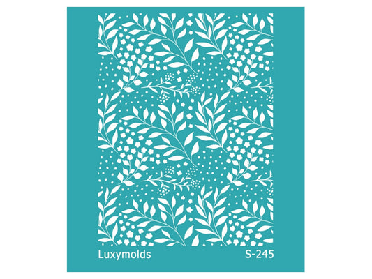Silk screen stencil for polymer clay "Luxymolds" S-245