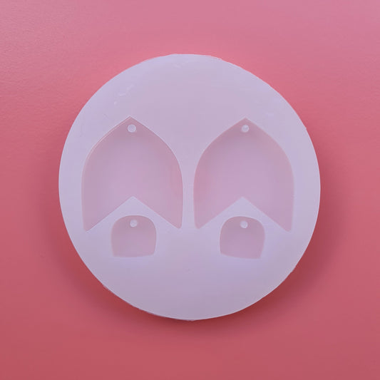 Silicone earrings mold Jewelry Resin mould for resin and epoxy