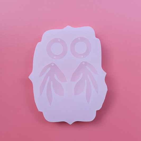 Silicone earrings mold Jewelry Resin mould for resin and epoxy