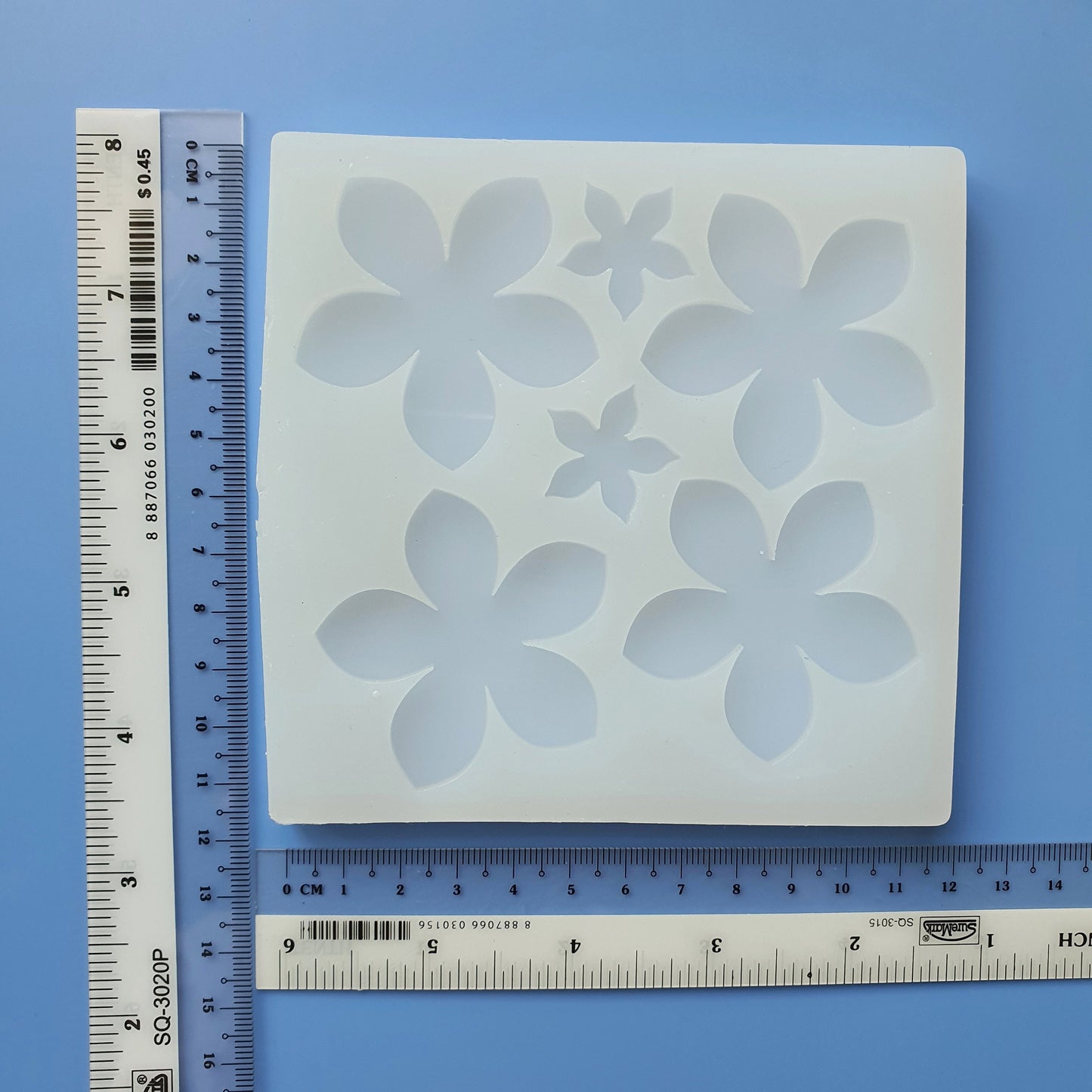 Silicone earrings mold Jewelry resin mold "Flowers"