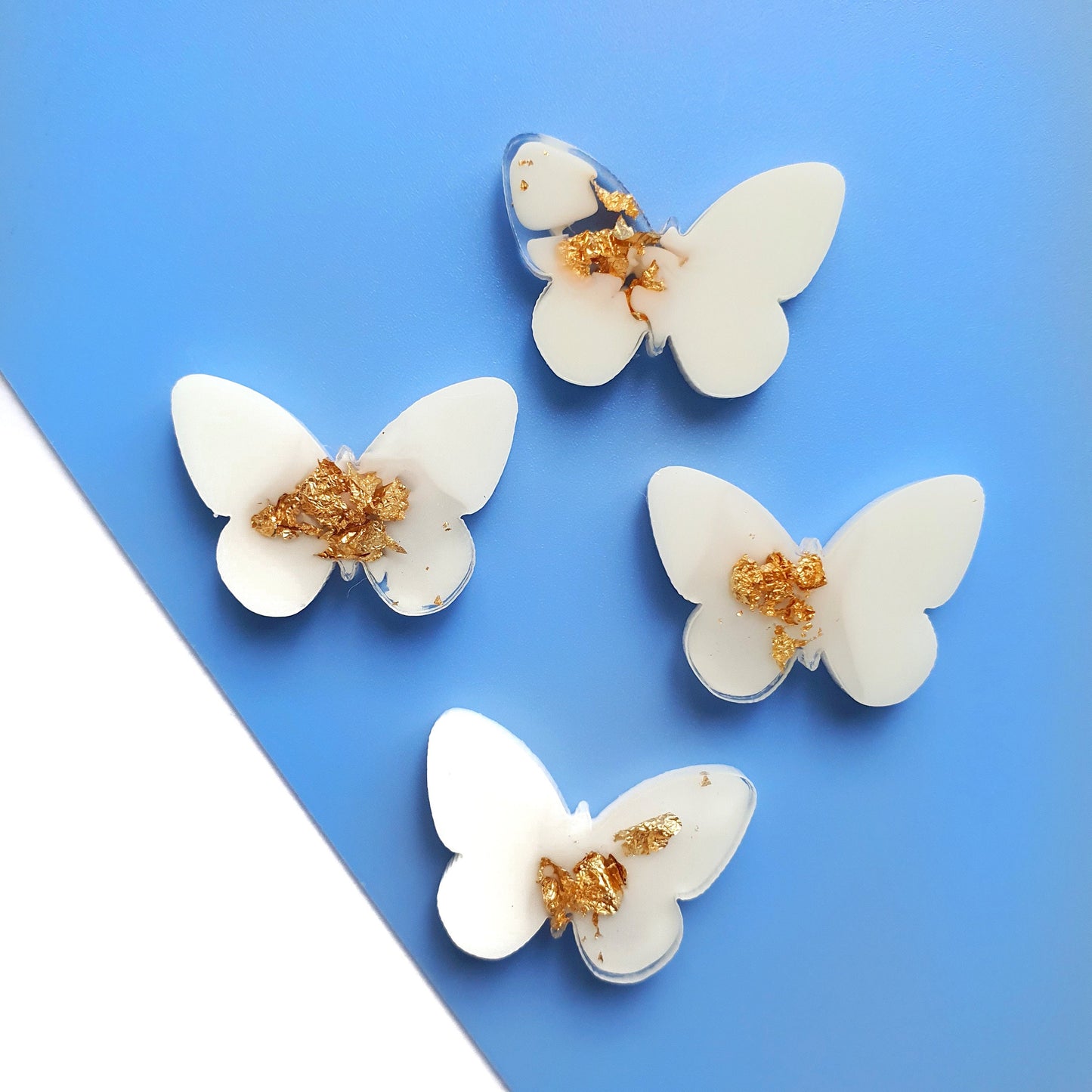 Silicone earrings mold Jewelry resin mold "Butterfly"