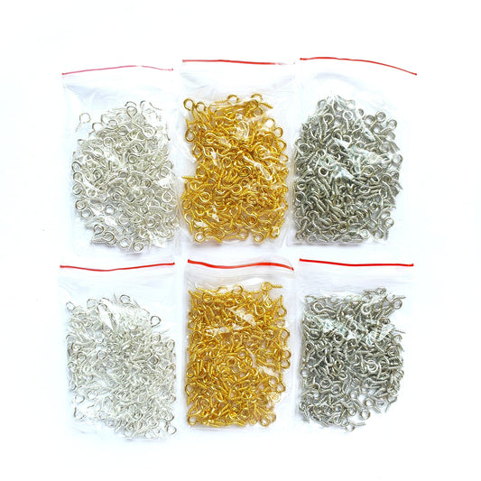 900 pcs Spiral eyepins Jewelry findings Earrings charms components