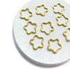 25 pcs Star connectors Earrings findings Jewelry components