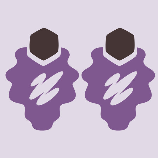 Earrings Polymer clay 3D cutters Jewelry mold 2 pcs set