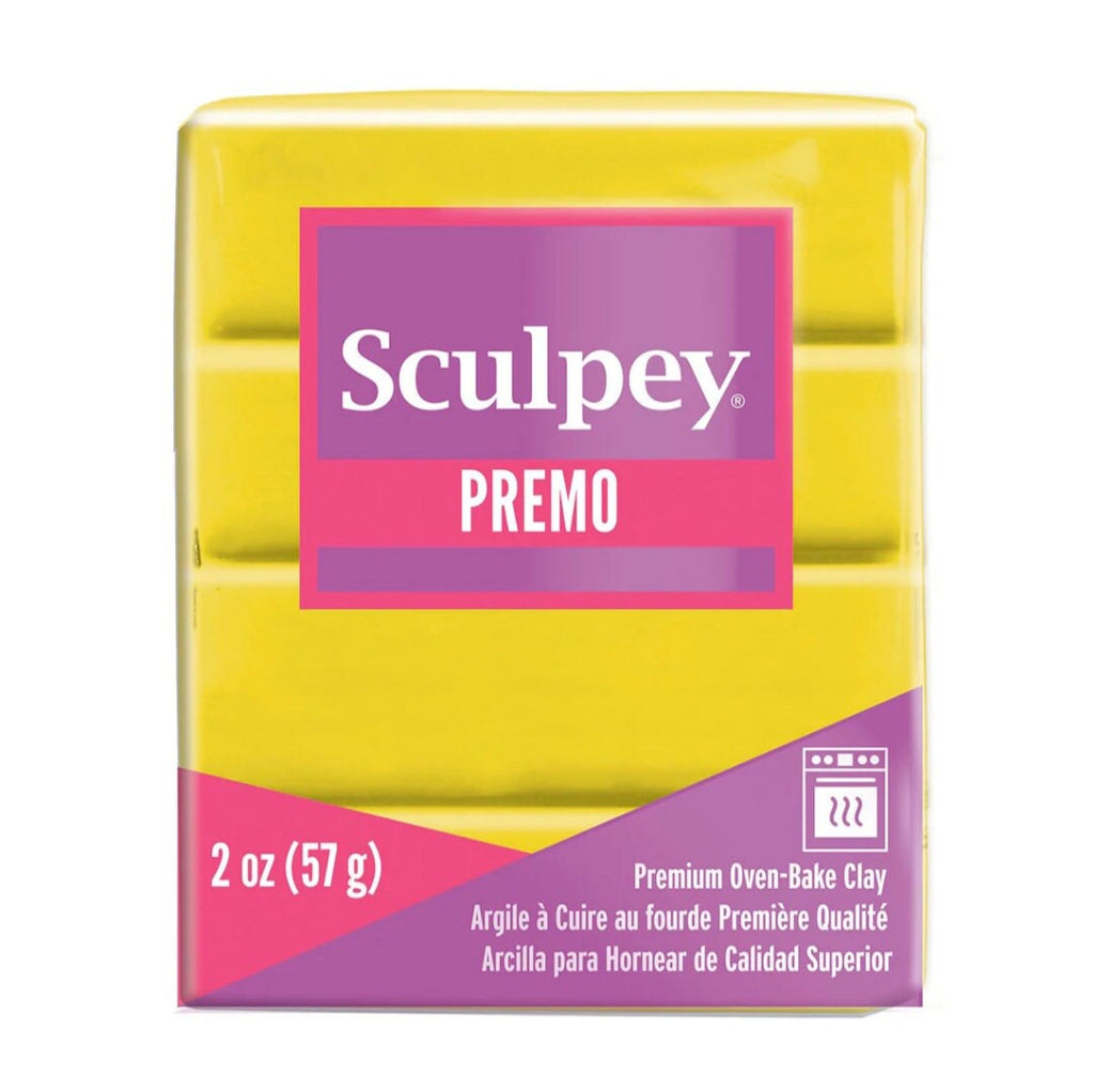 Premo Sculpey Polymer clay 2 oz (57g) - Zinc Yellow