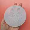 Silicone earrings mold "Jellyfish" mould for resin and epoxy