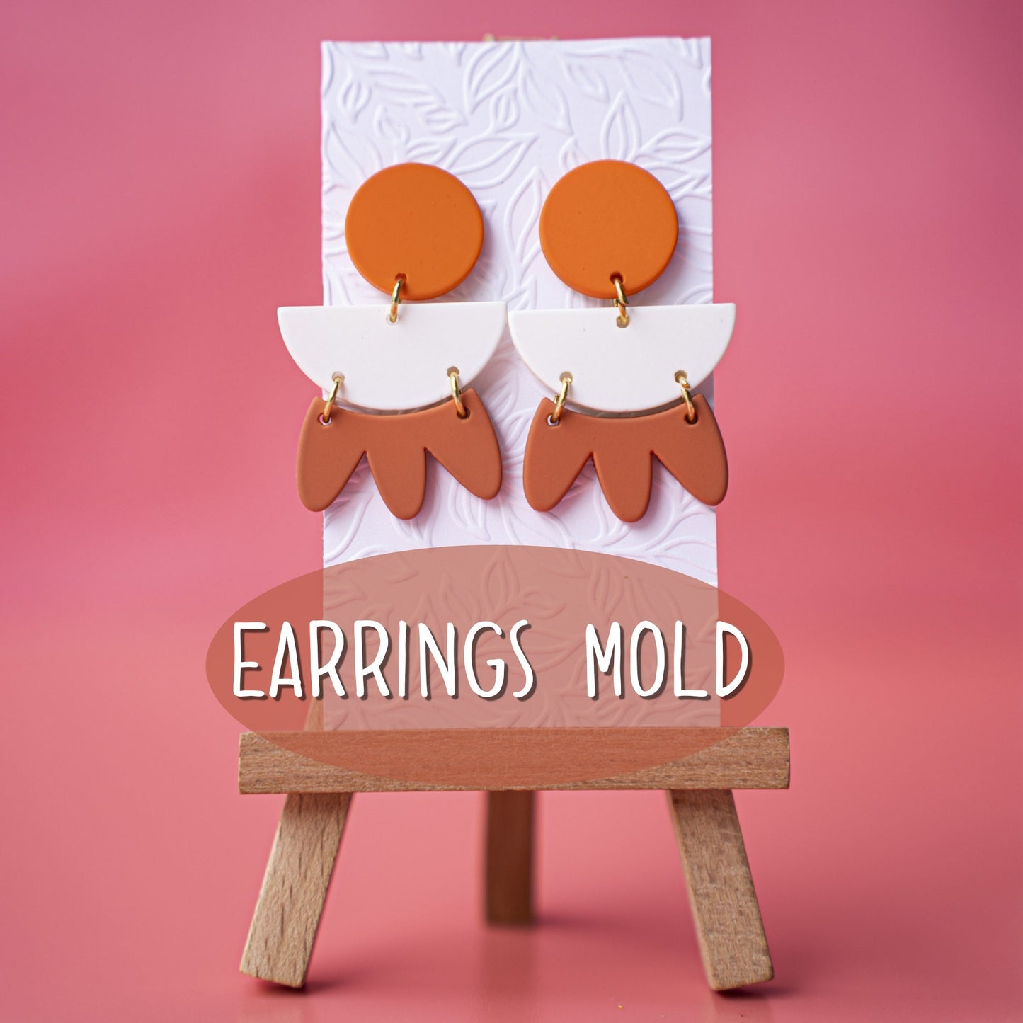 Silicone earrings mold mould for resin and epoxy