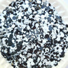 Chunky glitter "White and black" for Resin Epoxy crafts, for nail design