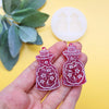 Silicone earrings mold "Magic vessel" mould for resin and epoxy
