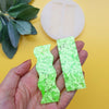 Silicone hair clip mold for resin and epoxy Jewelry resin mould