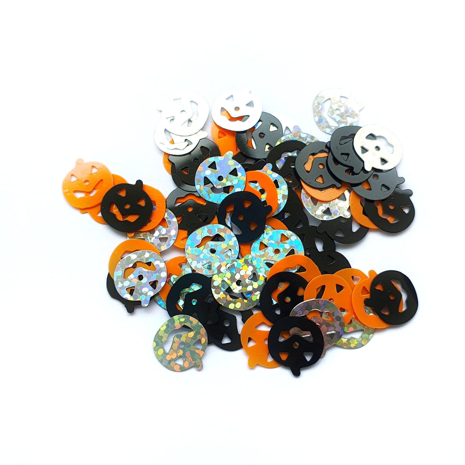 50 pcs Halloween Pumpkin Sequins for Resin Epoxy crafts