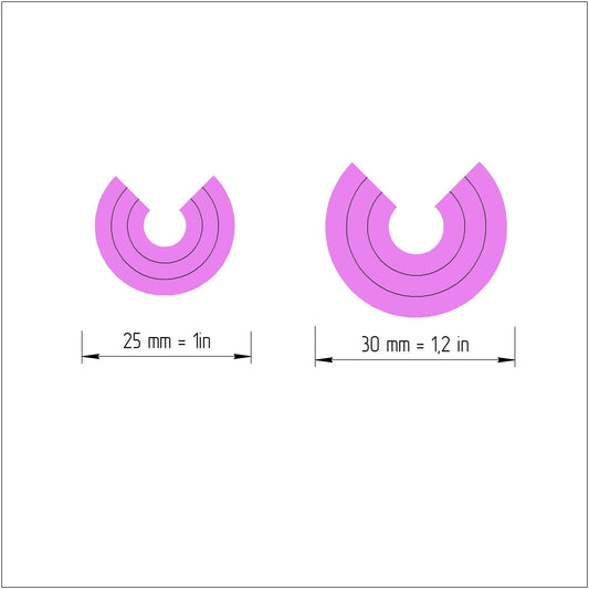 Earrings Polymer clay 3D cutters Jewelry mold