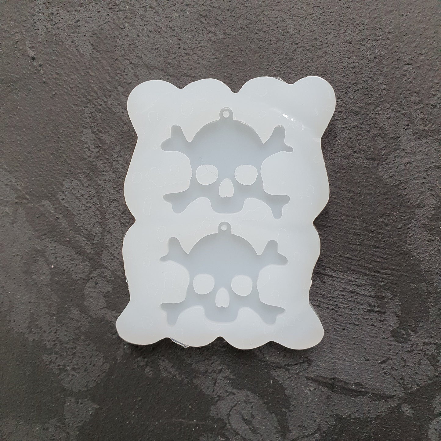 Halloween Scull Silicone earrings mold for resin and epoxy