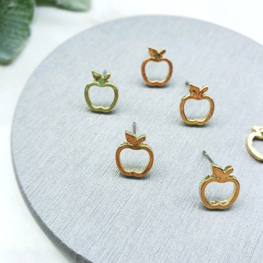 Gold plated Earrings stud components Earrings findings DIY jewelry