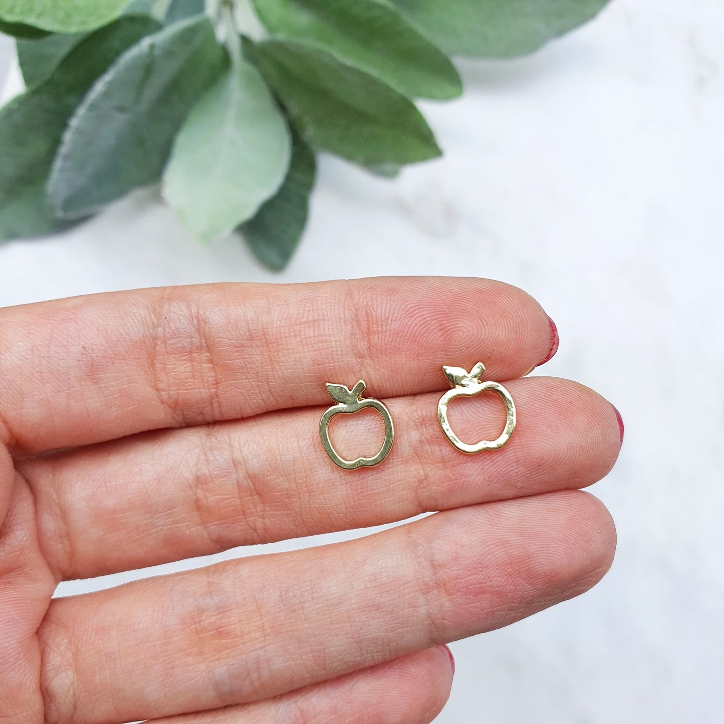 Gold plated Earrings stud components Earrings findings DIY jewelry