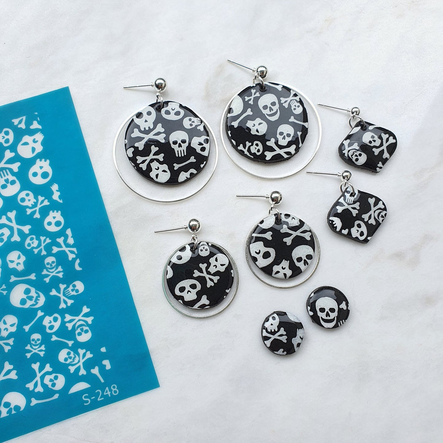 Silk screen stencil for polymer clay "Luxymolds" S-248