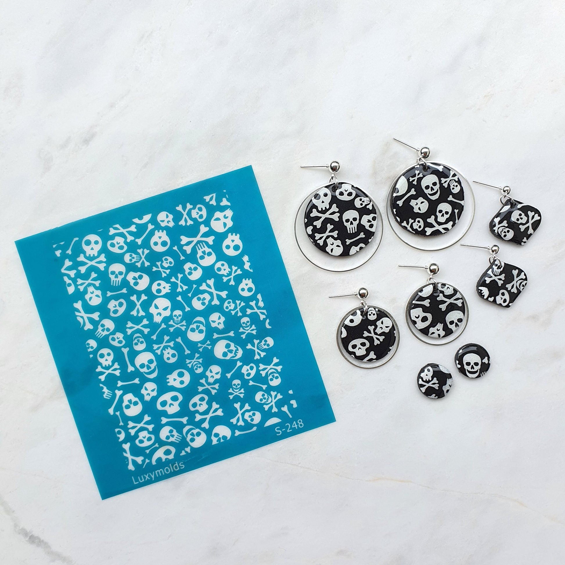 Silk screen stencil for polymer clay "Luxymolds" S-248