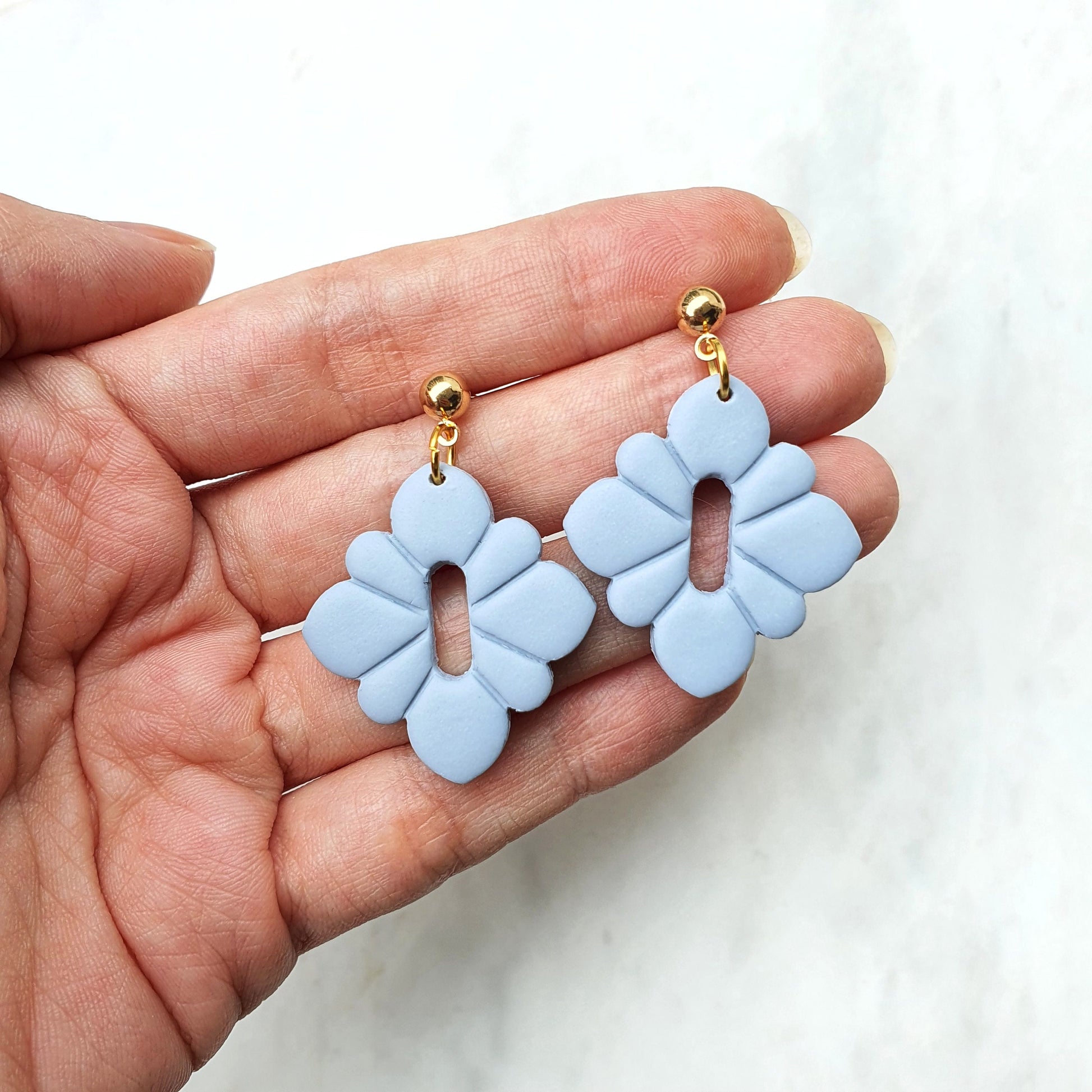 Earrings Polymer clay 3D cutters Jewelry mold