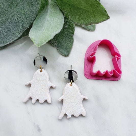 Ghost Polymer clay cutter 3D print cutters Jewelry Earrings shape plastic cutter