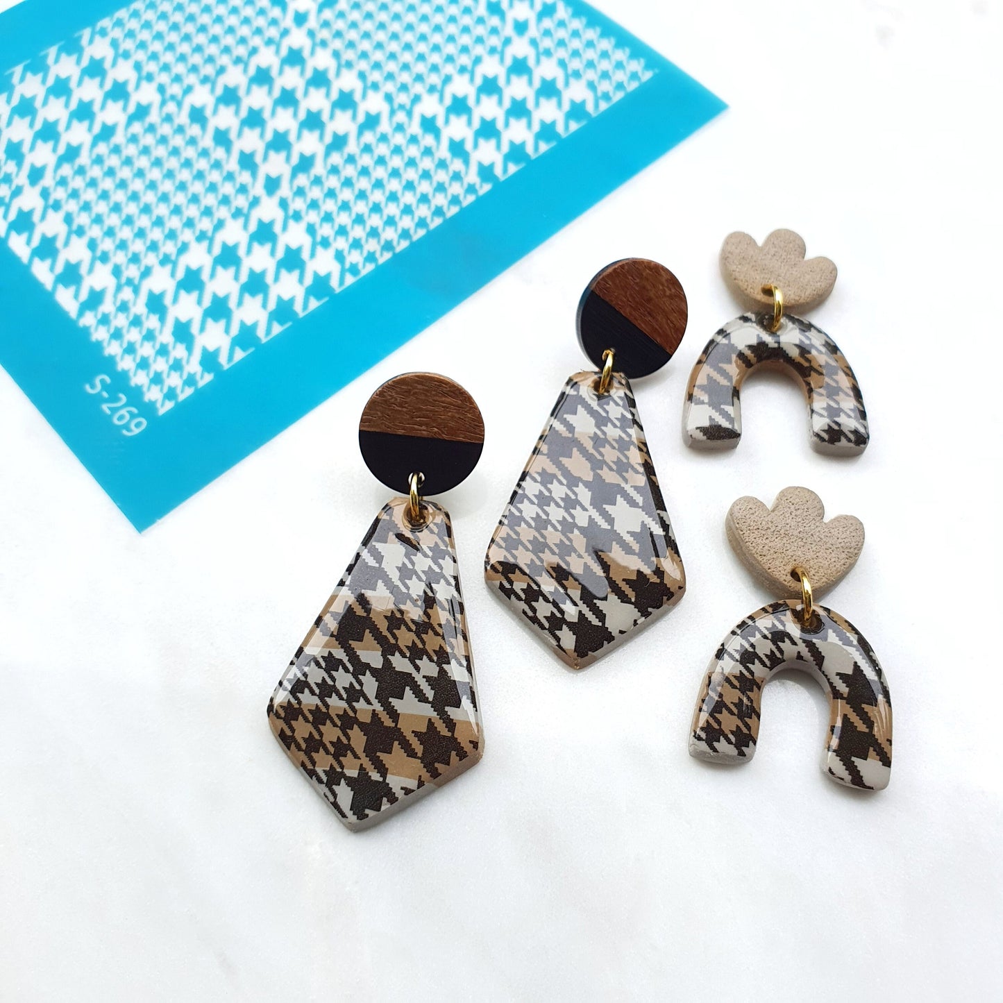 Silk screen stencil for polymer clay "Luxymolds" S-269