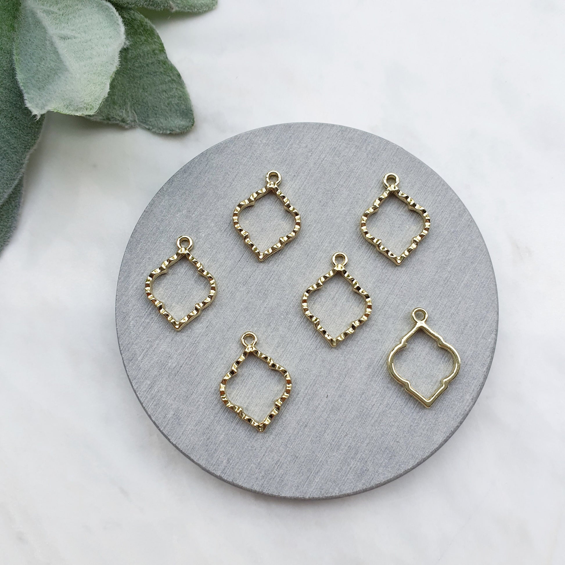 Charm Pendant Earrings components Earrings findings DIY jewelry connectors