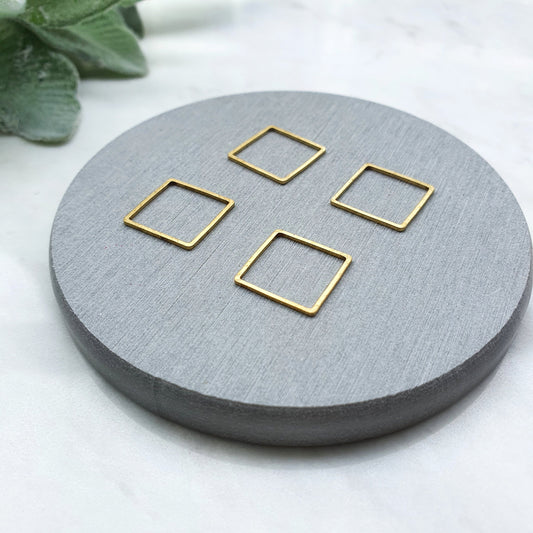 Earrings components Earrings findings DIY jewelry Raw brass connectors Geometry shape charms