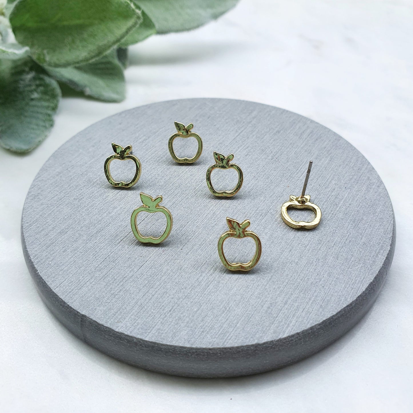 Gold plated Earrings stud components Earrings findings DIY jewelry