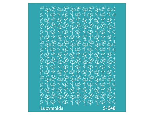 Silk screen stencil for polymer clay "Luxymolds" S-648