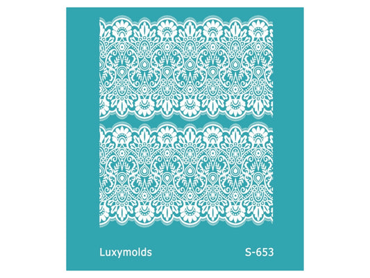 Silk screen stencil for polymer clay "Luxymolds" S-653