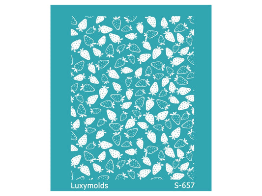 Silk screen stencil for polymer clay "Luxymolds" S-657