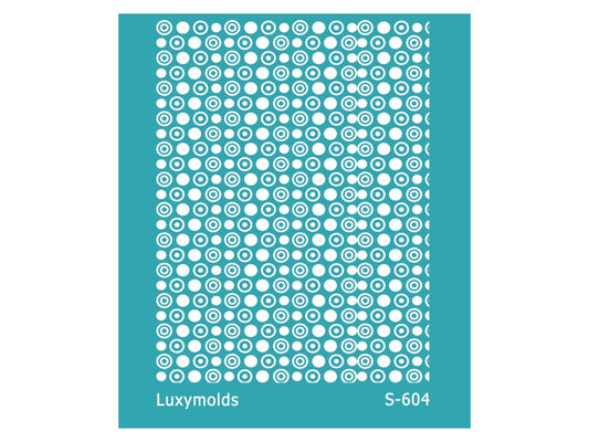 Silk screen stencil for polymer clay "Luxymolds" S-604