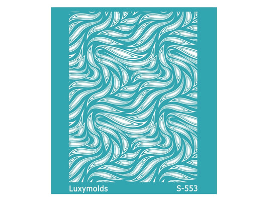 Silk screen stencil for polymer clay "Luxymolds" S-553