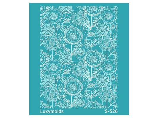 Silk screen stencil for polymer clay "Luxymolds" S-526