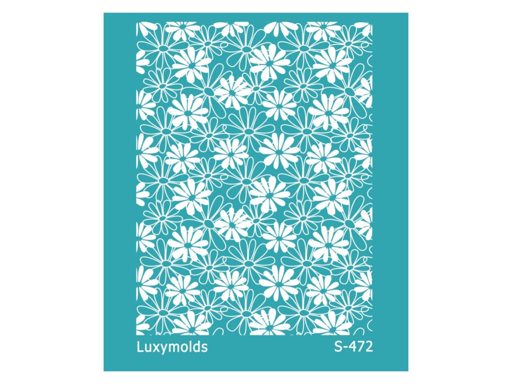 Silk screen stencil for polymer clay "Luxymolds" S-472